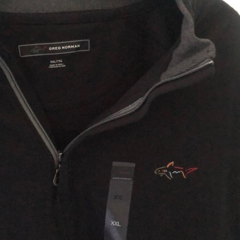 NWT Greg Norman Black Pullover Sweater - Picture 2 of 4